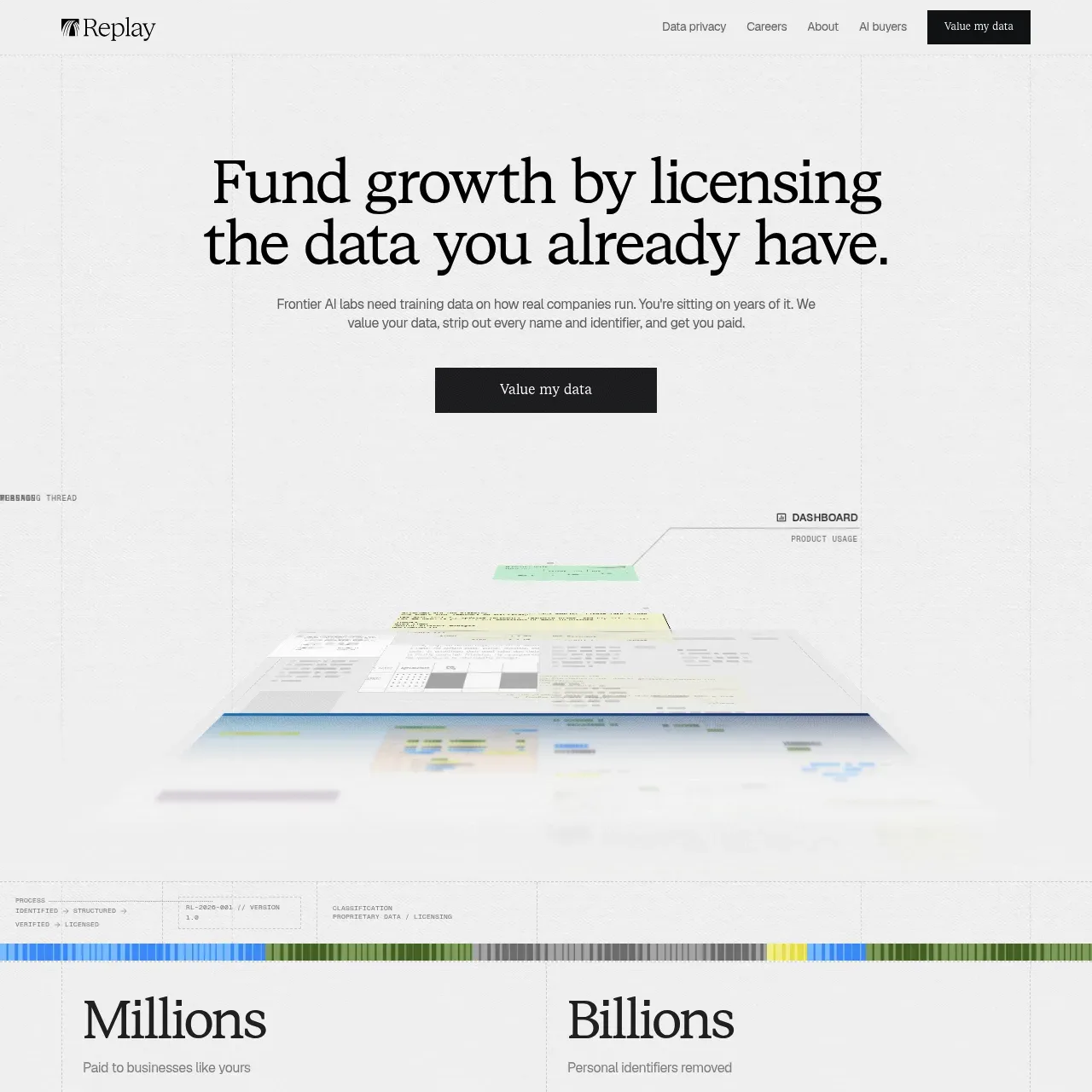 Replay website screenshot