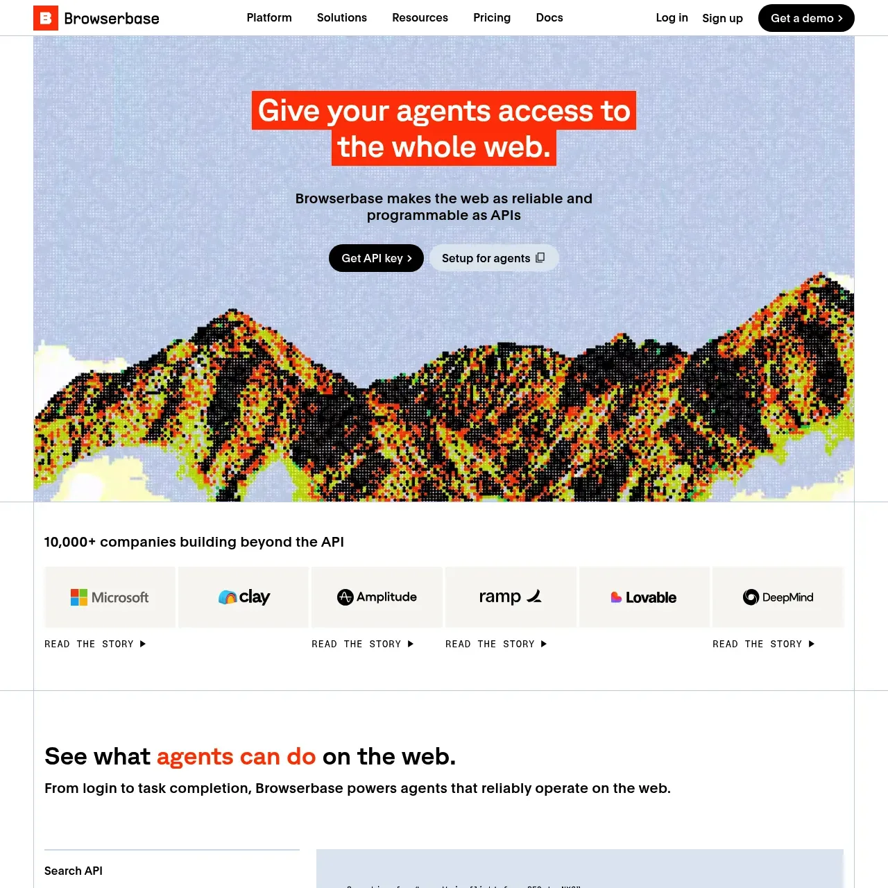 Browserbase website screenshot