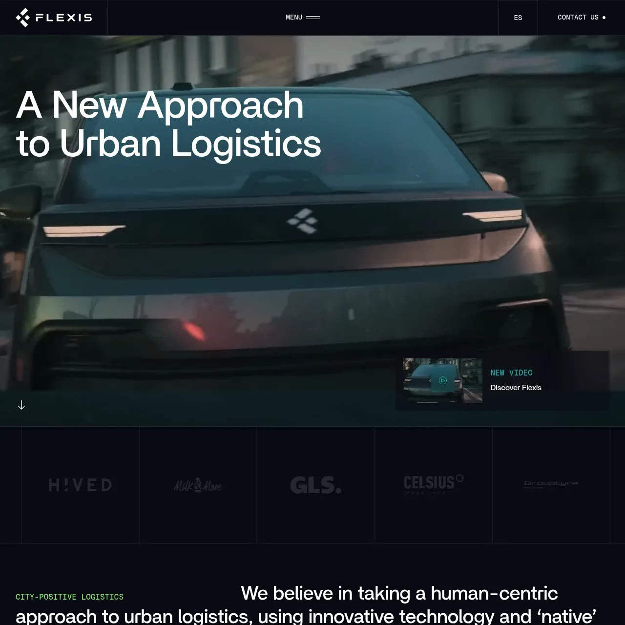 Flexis Mobility website screenshot