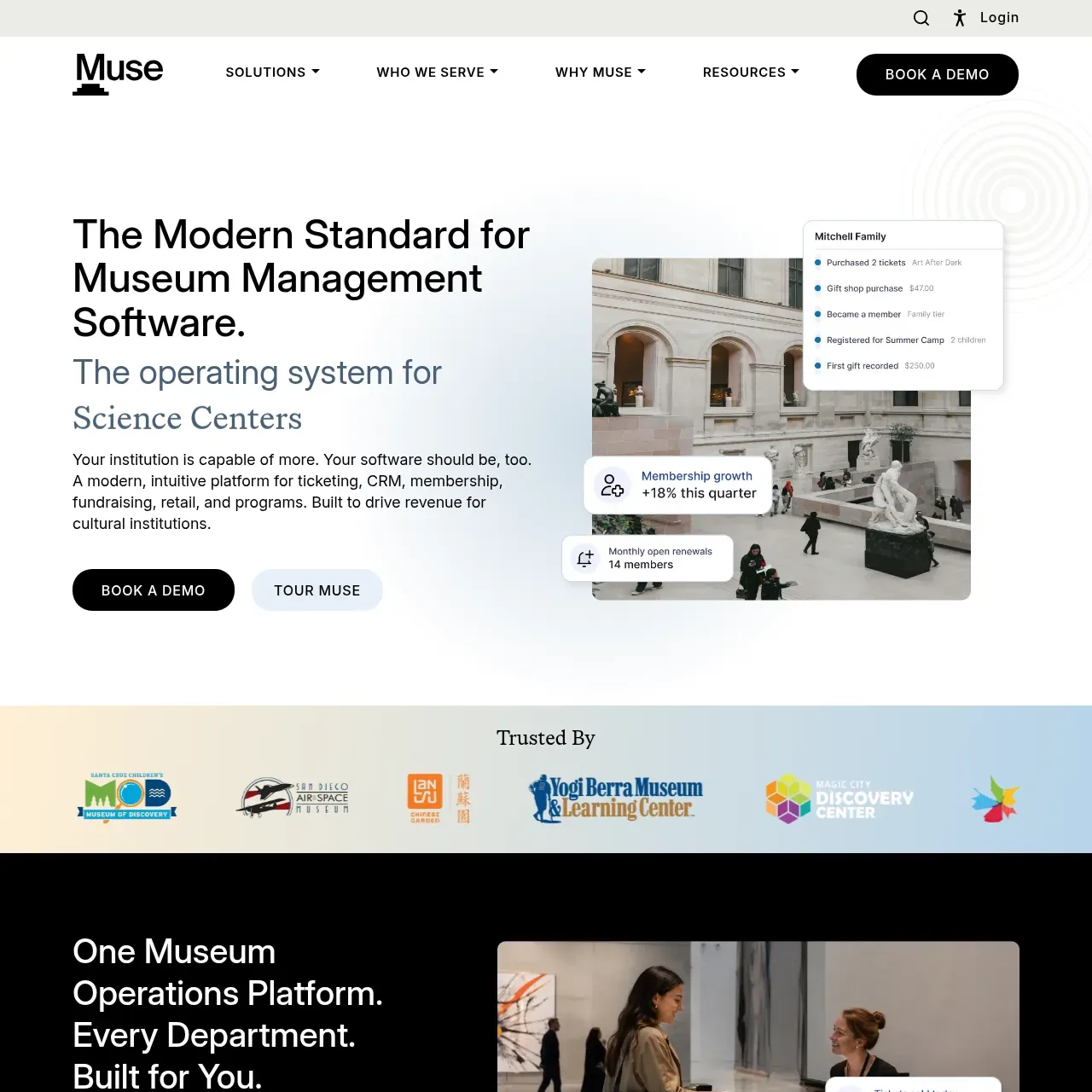 Muse Software website screenshot