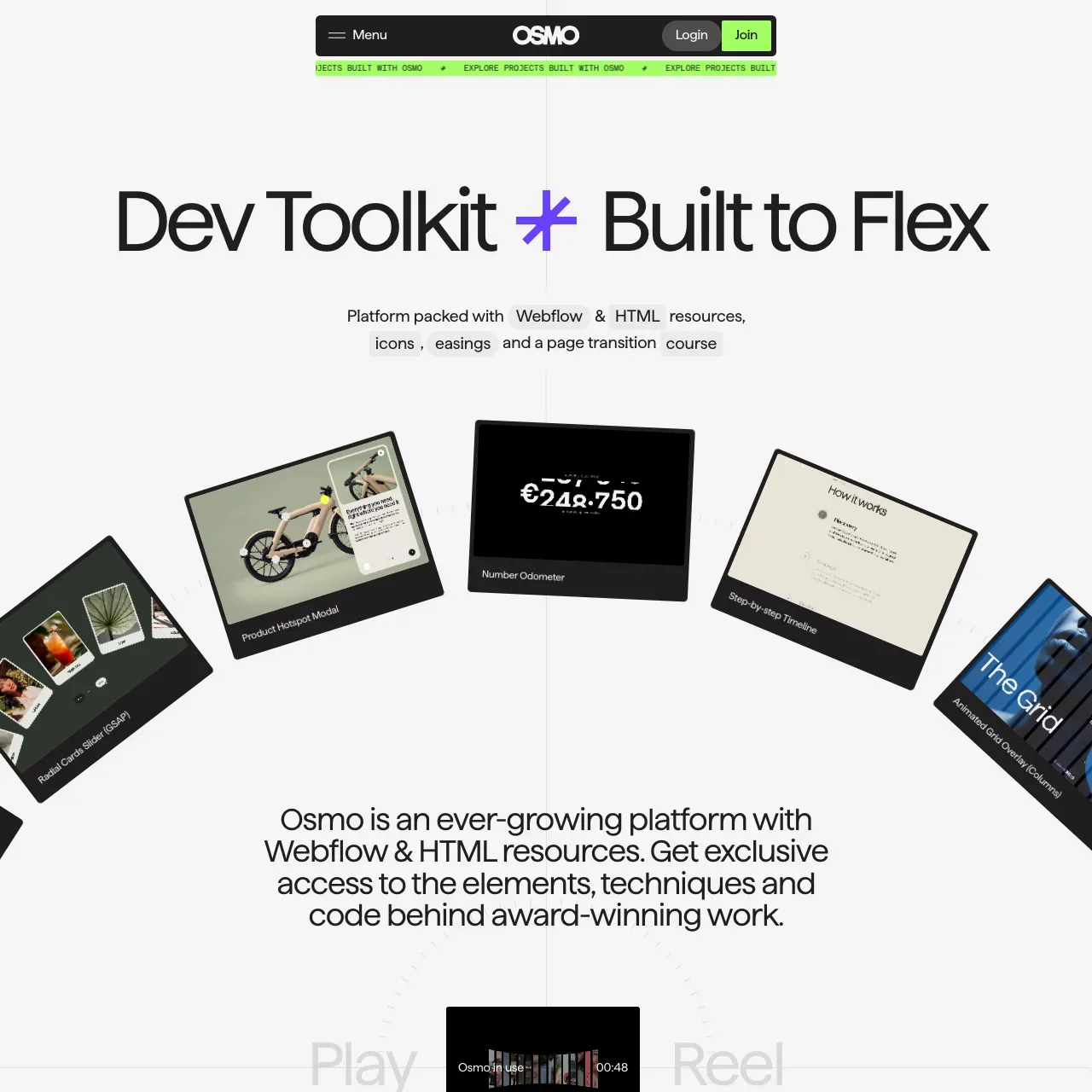 Osmo website screenshot
