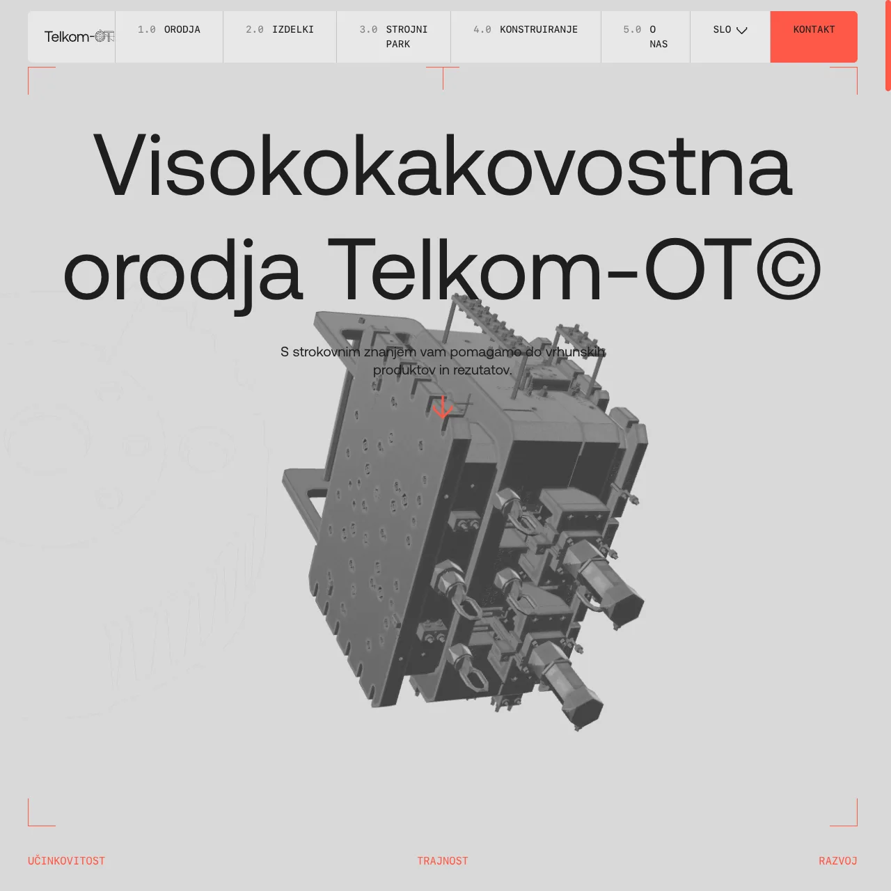 Telkom OT website screenshot