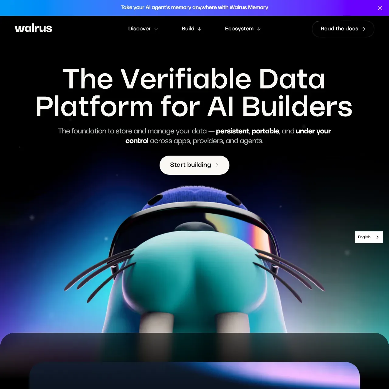 Walrus website screenshot